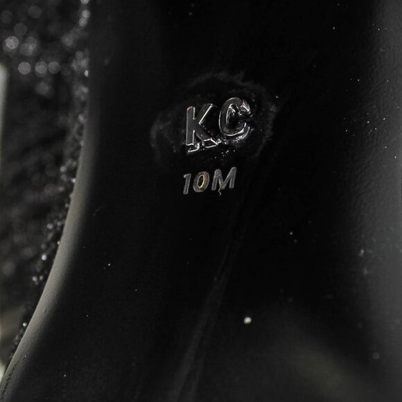 Kenneth Cole ALORA Black Shimmer Knit Sock Bootie Size 10M - Picture 6 of 9